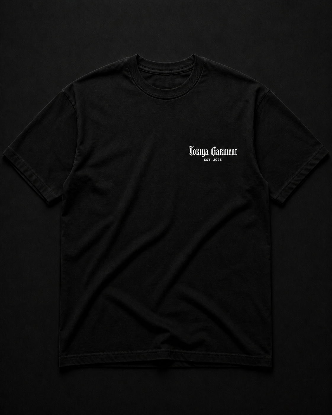 BLACK TEE WHITE